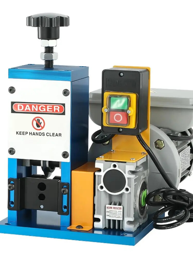 Electric Powered Wire Stripping Machine Automatic Cable Stripper Metal Recycle a