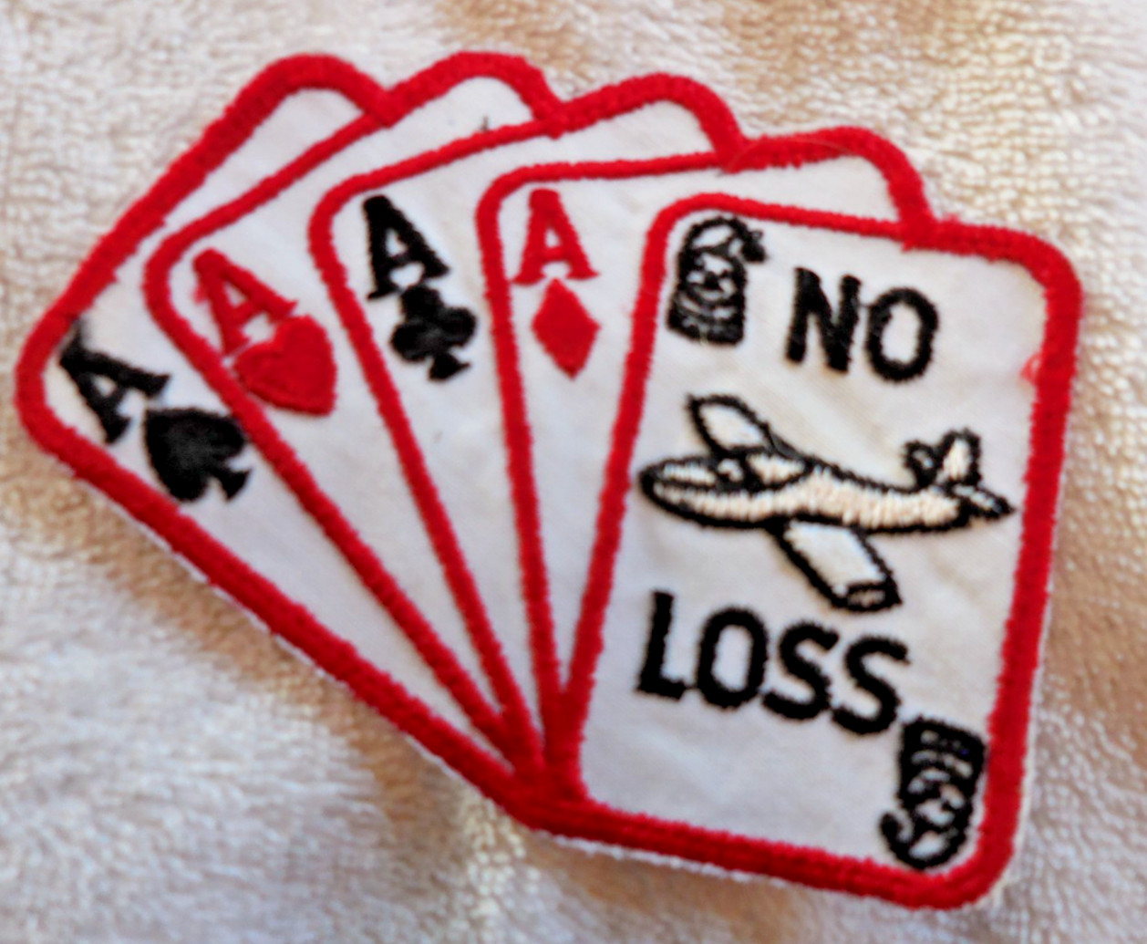 USAF 3525th PILOT TRAINING SQUADRON - 4 Aces NO LOSS FLIGHT - Patch Unused