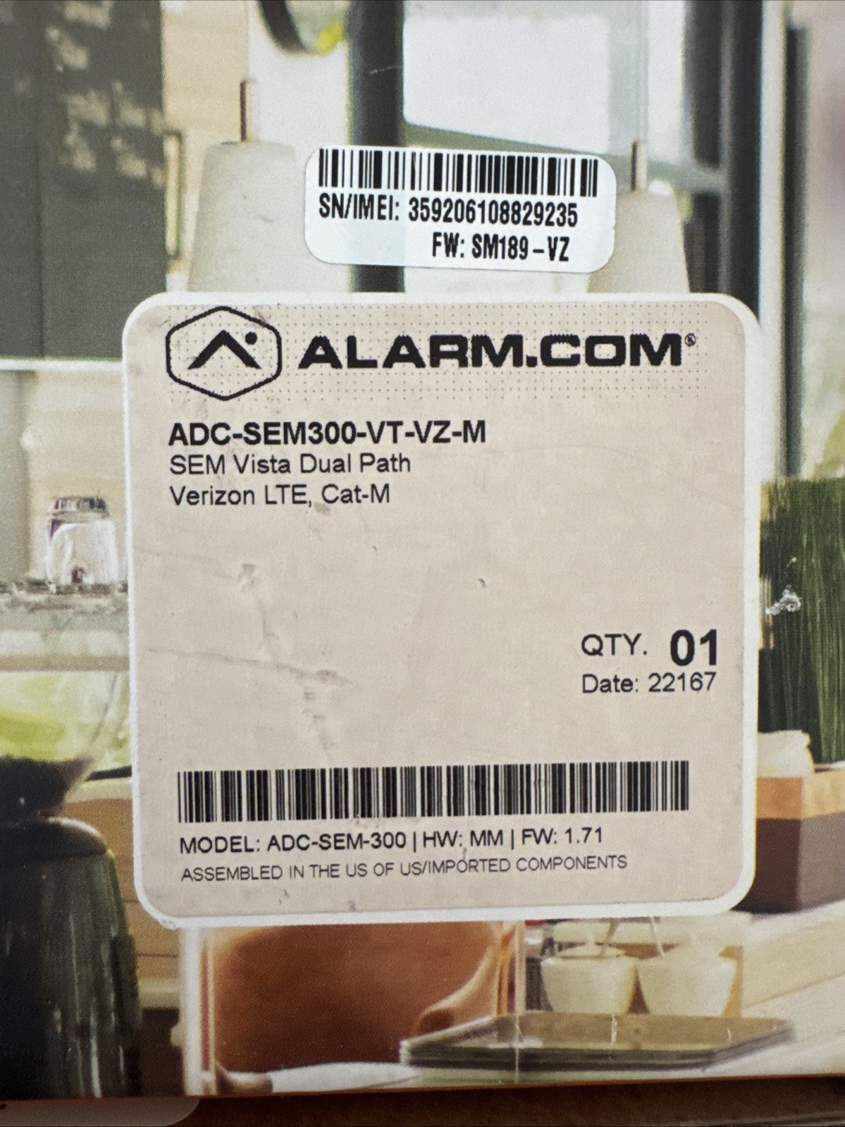 Alarm.com ADC-SEM300-VT-VZ-M (Verizon)System Enhancement Module
