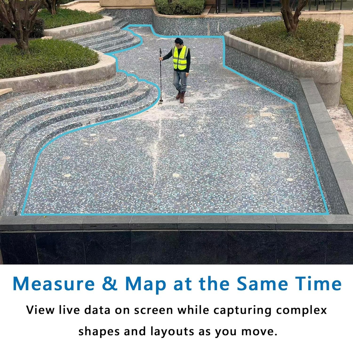 Advanced Motion Measuring Tool Construction Landscaping 3D Data Bluetooth APP PD