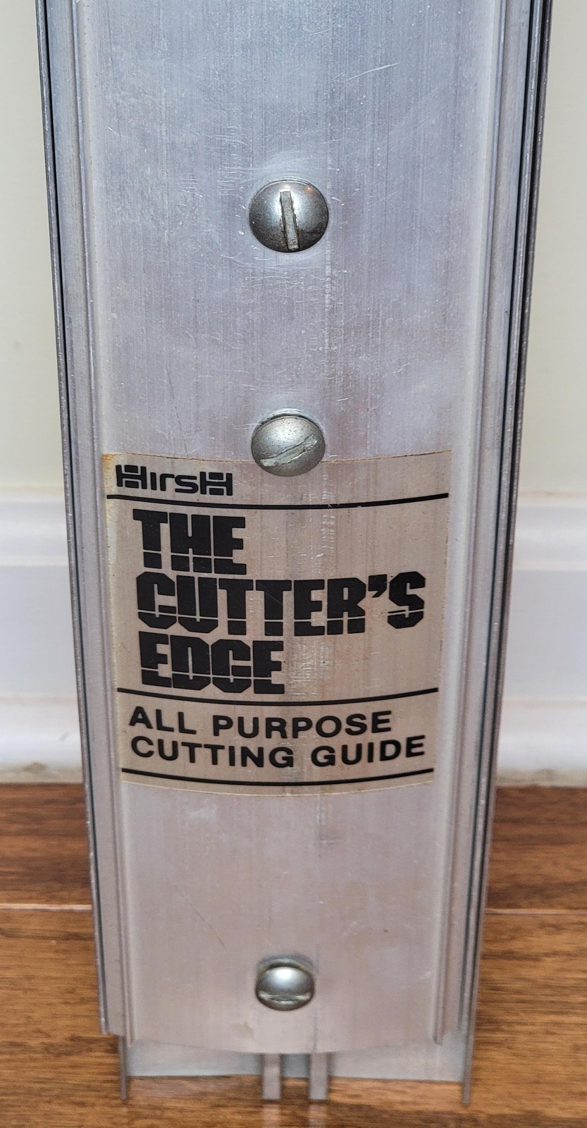 Hirsh The Cutter's Edge All Purpose Cutting Guide Aluminum Track Straight Edge