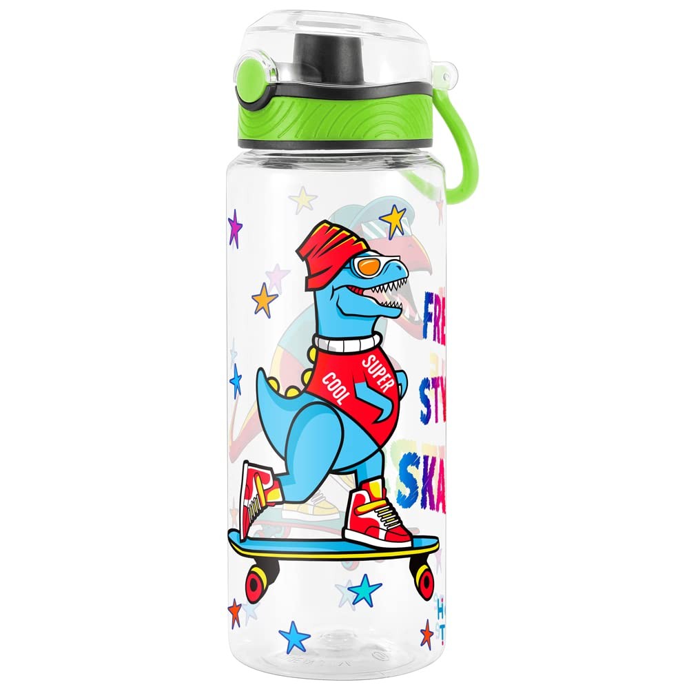 Cute Water Bottle for School Kids Girls, BPA FREE Tritan & Leak Proof & Easy ...