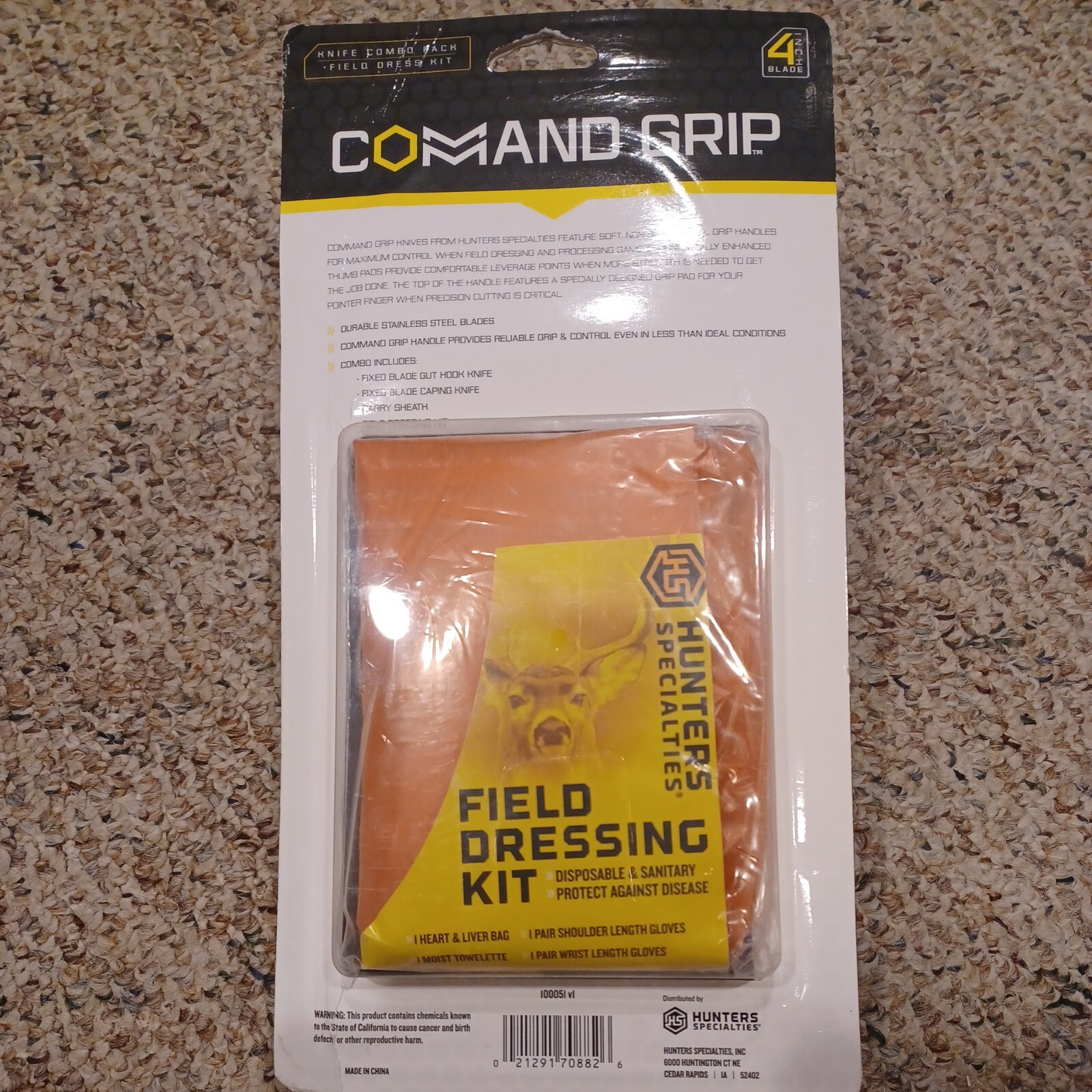 Hunters Specialties Command Grip Combo Field Dress Kit