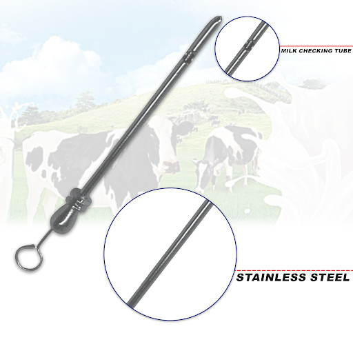 Teat Instruments for Dairy Cows Enhances Milk Flow Milking Tube S.S 4.25"
