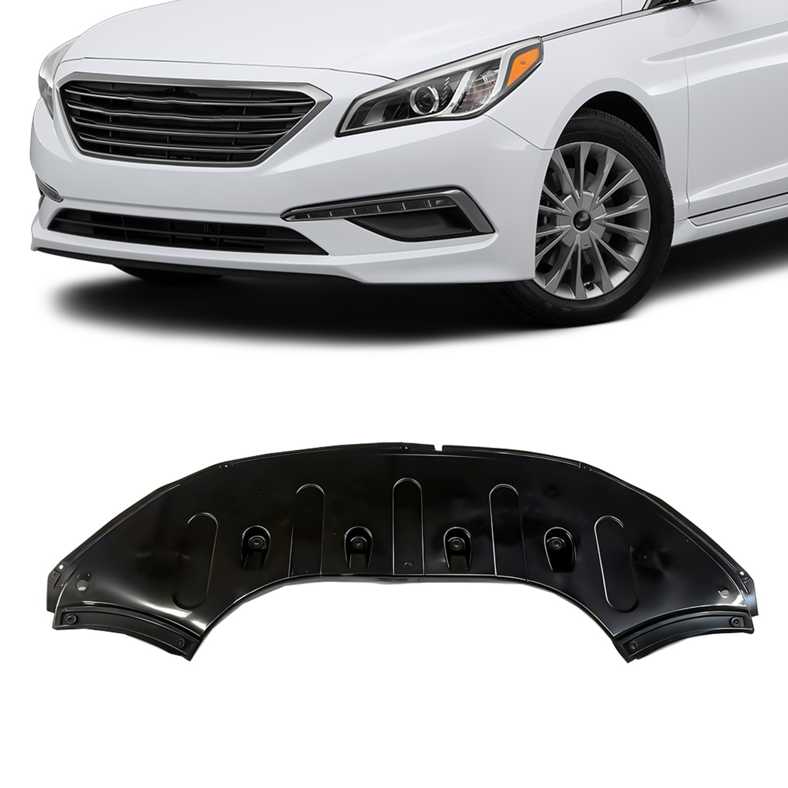 Front Engine Splash Shield Under Cover For 2015-2017 Hyundai Sonata HY1228185