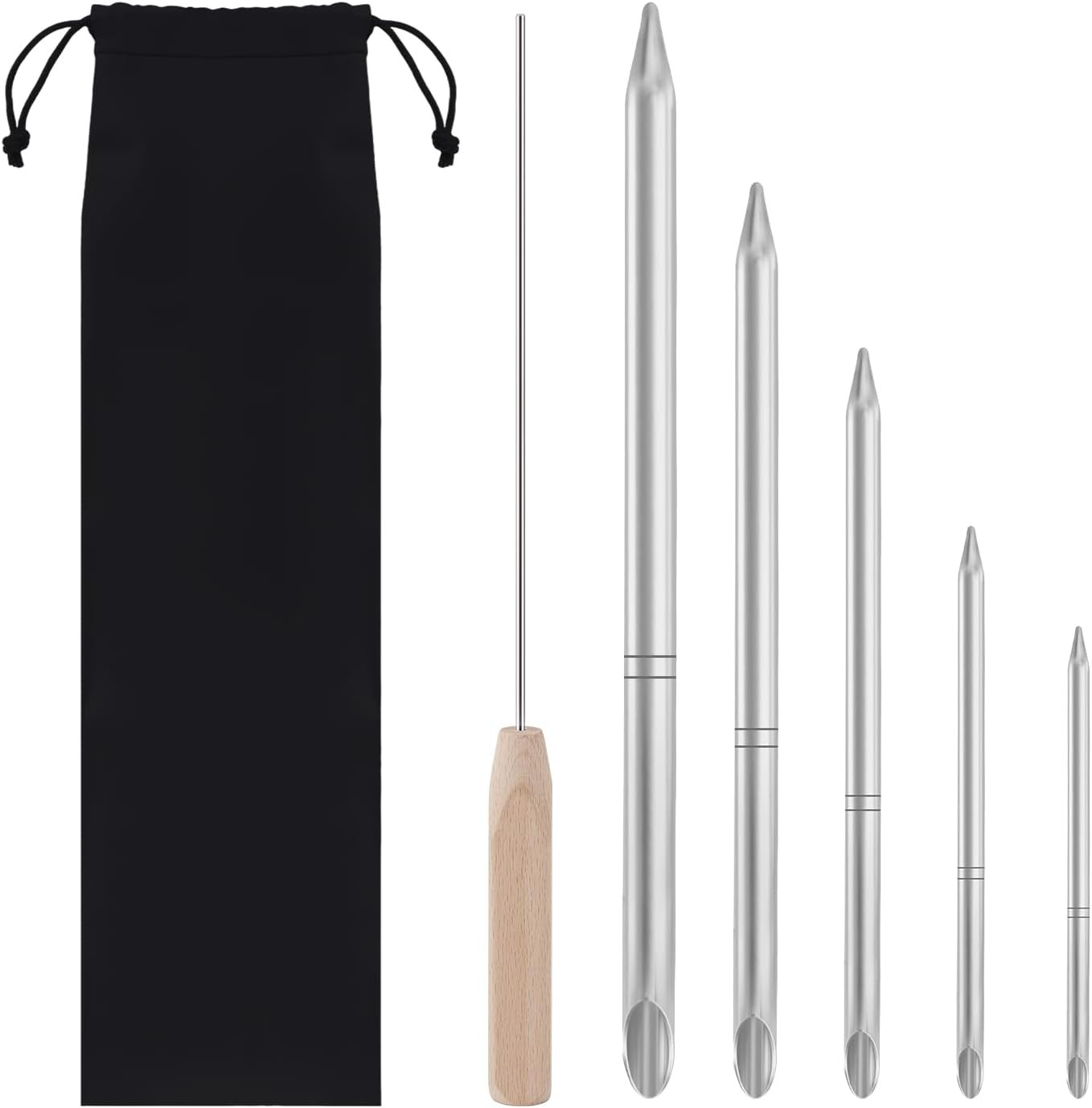 Rope Splicing Tools for Double Braid Eye Line,304 Stainless Steel FID Kit Tools,