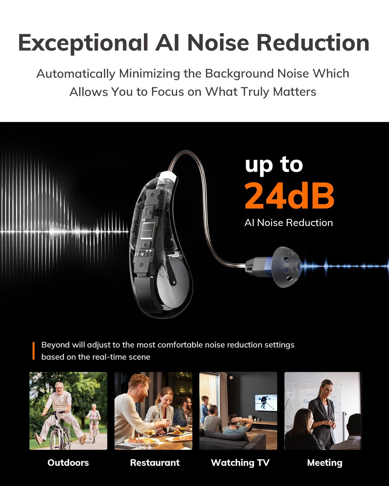 Hearing Aids AI Powered Speech Enhancement Tinnitus Masking Beyond Bluetooth
