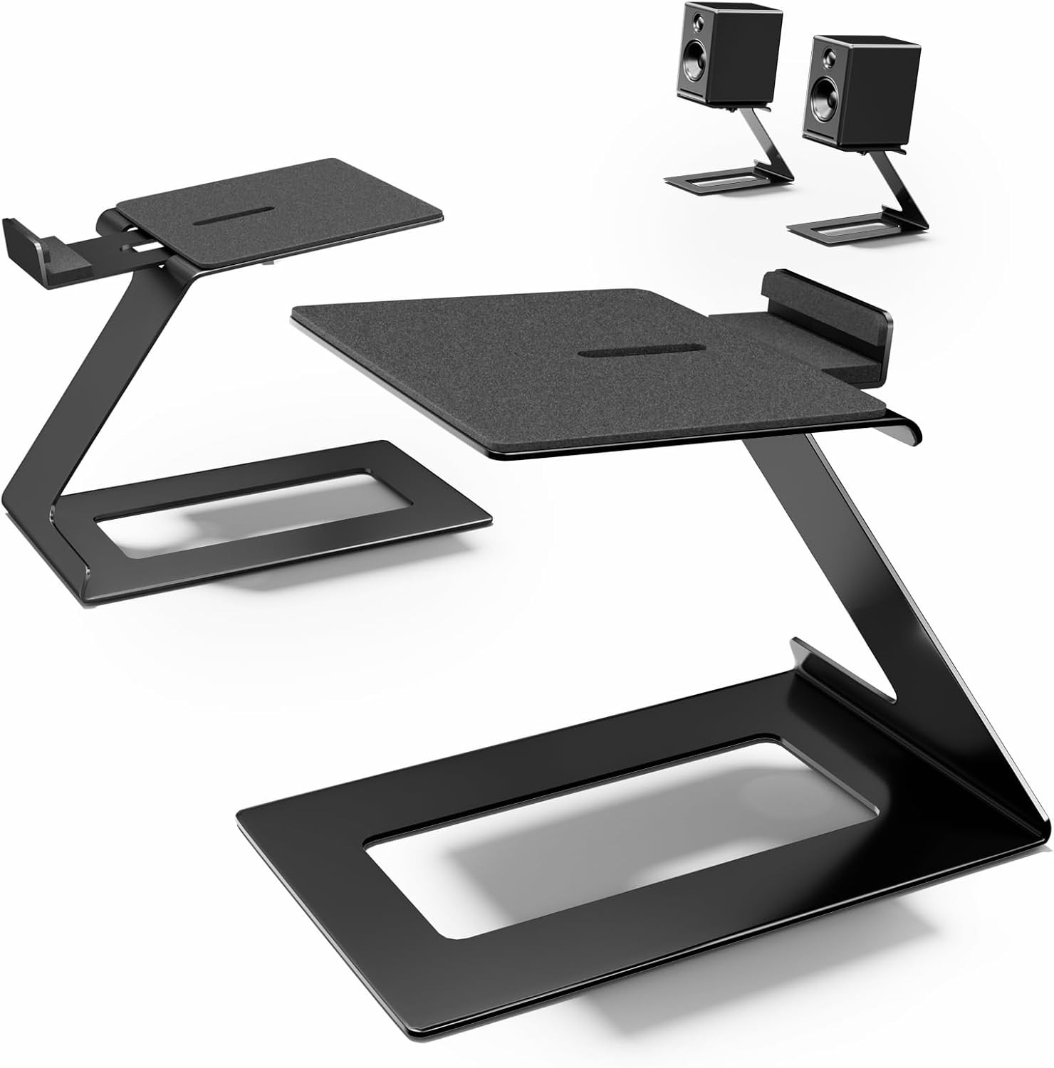 Desktop Speaker Stands Pair, Speaker Riser for Most Small & Medium Bookshelf Spe