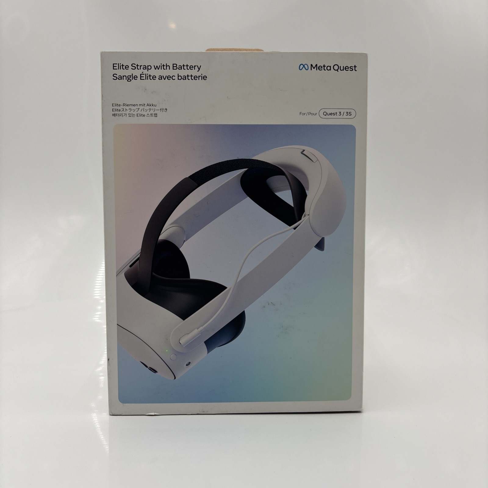 Meta Quest Elite Strap with Battery for Meta Quest 3/3s White New Sealed