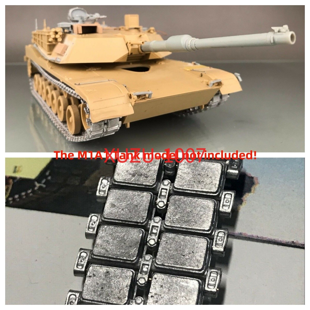 1/35 Scale Metal Track Link w/Metal Pins For U S M1A1/M1A2 Abrams MBT 35132C