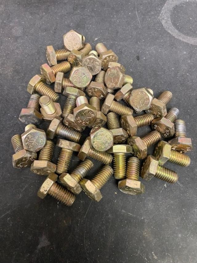 1/2 X 1" A325 Structual Bolts Yellow 40 Pcs.