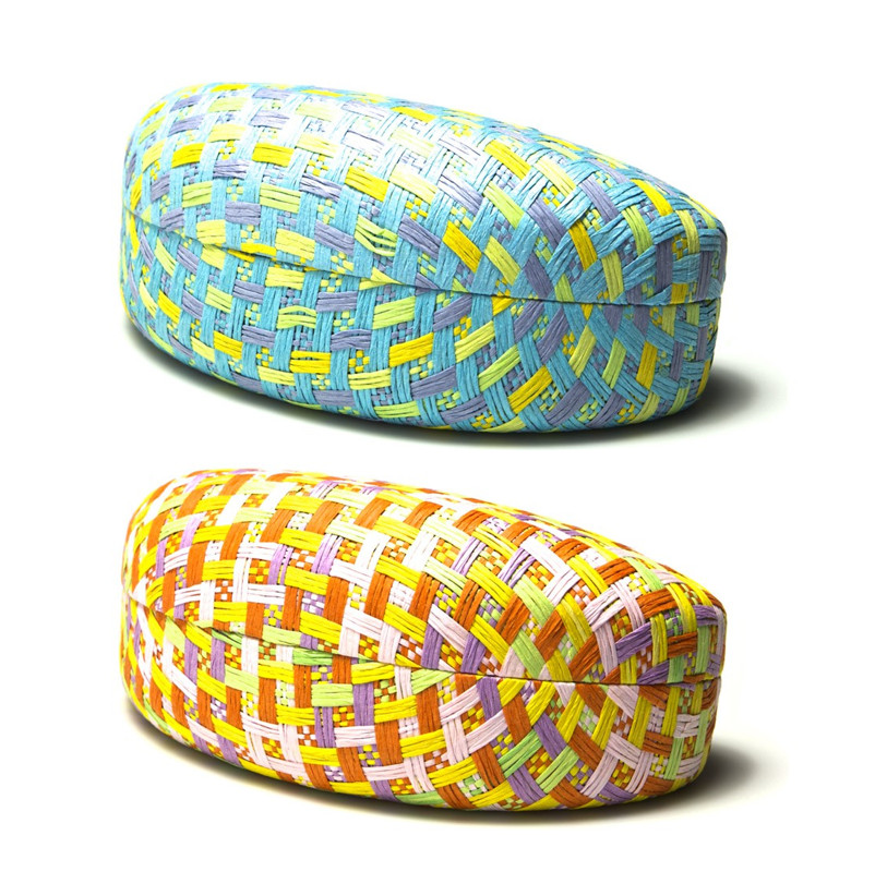 Clam Shell Hard Case Protective Box Cover For Sunglasses Eyeglasses Multi Color