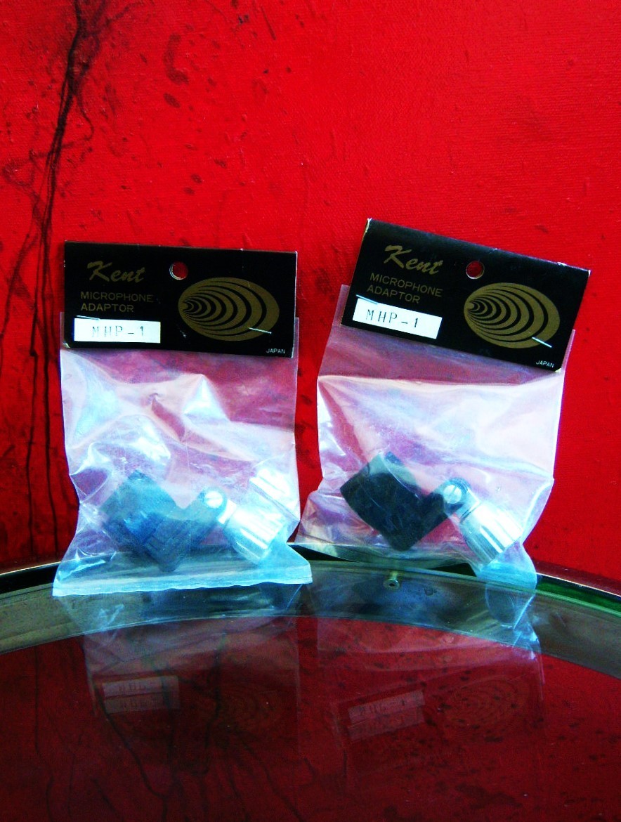 Lot of 2 vintage Kent MHP-1 microphone clips for Shure Electro Voice AKG ETC # 1
