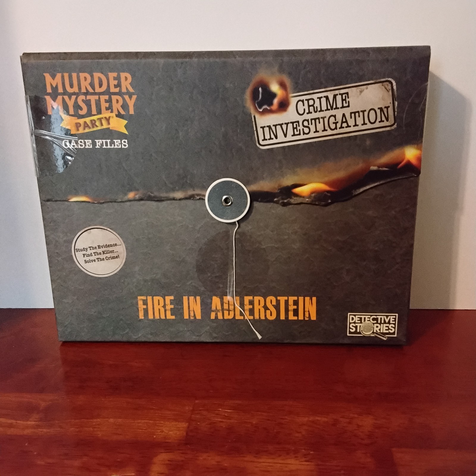 Murder Mystery Party Case Files Fire in Adlerstein Crime Investigation