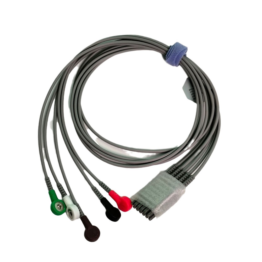 ECG Telemetry Lead Wire 5-Guide for iT20 American Standard Button