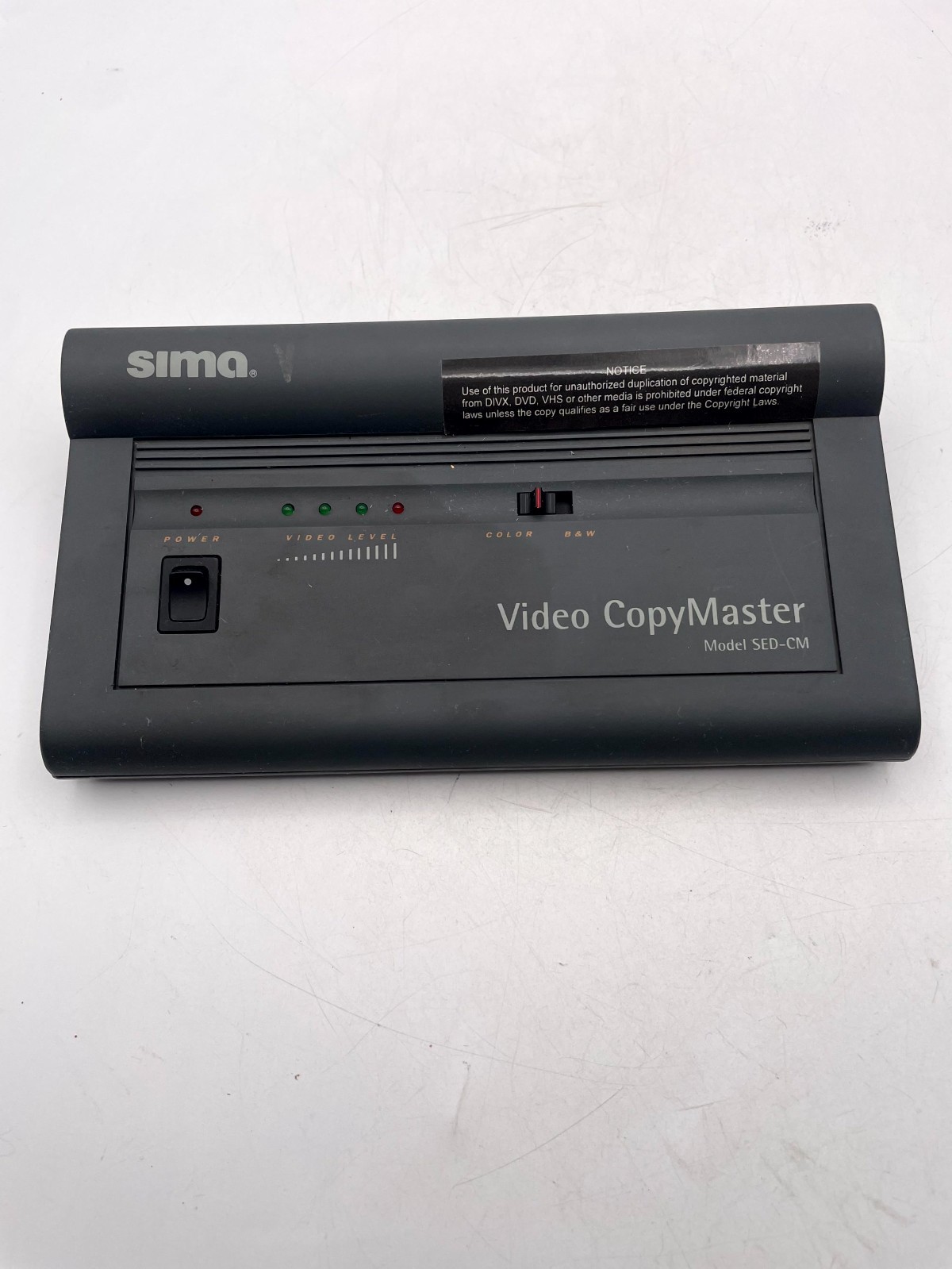 Sima Video CopyMaster SED-CM Compact Automatic Video Enhancer & Duplicator Black