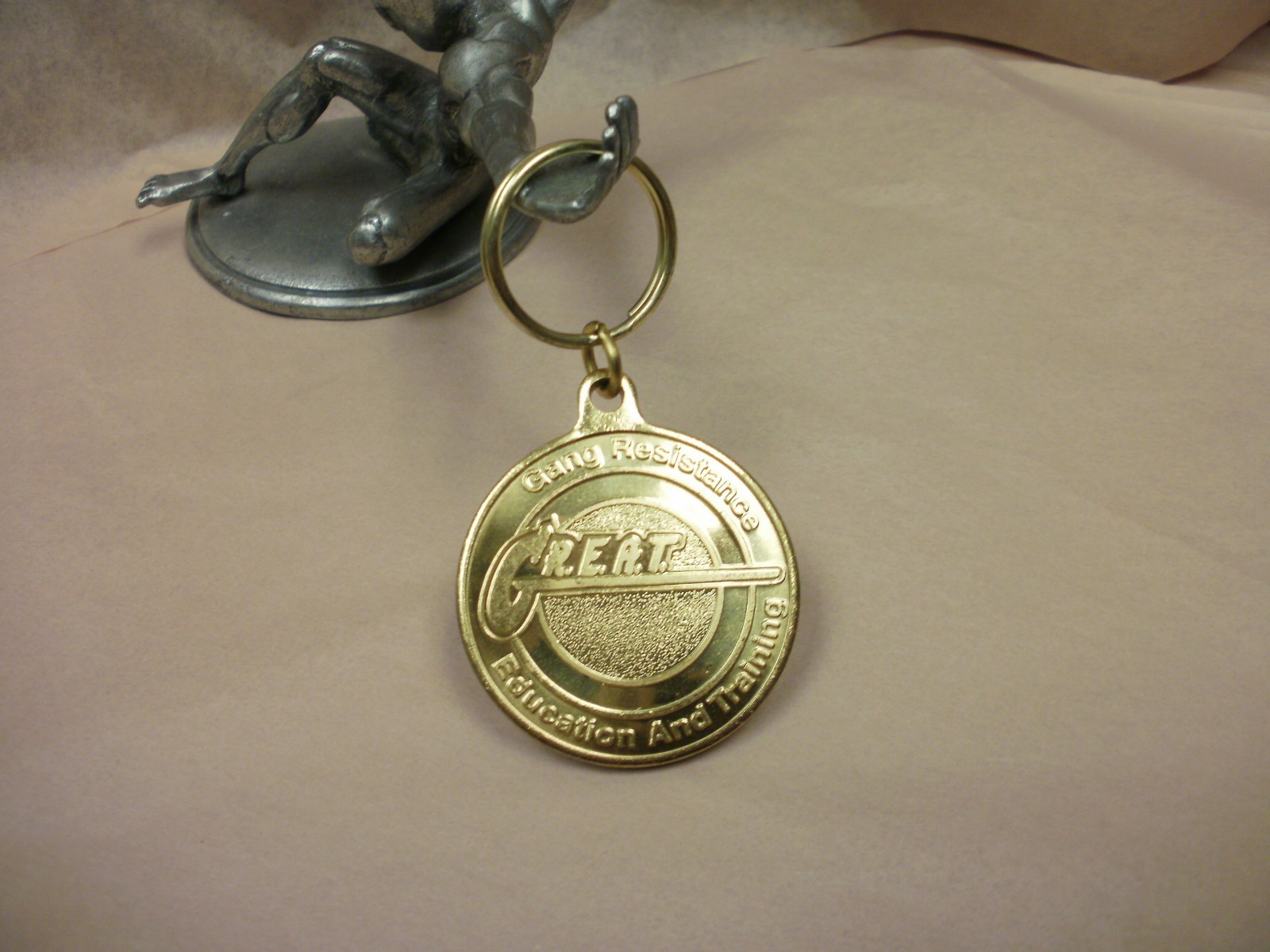 Chicago Police Dept. G.R.E.A.T Gang Resistance & Training Education Key Chain