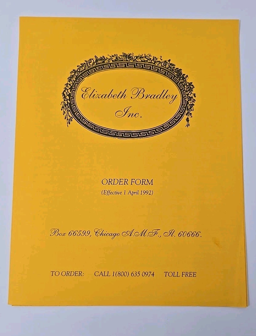 Elizabeth Bradley Needlework Kits Needlepoint Catalog 1992