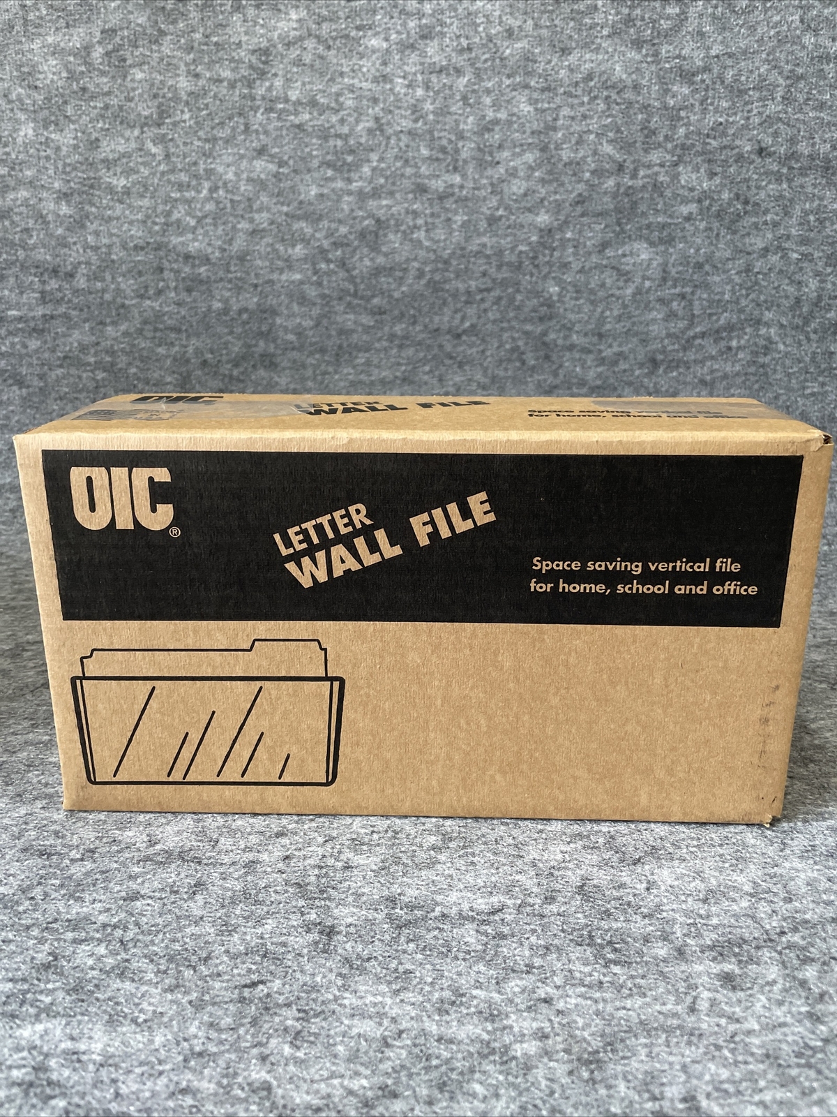 Lot Of 4 OIC 21431 Wall Pocket Letter Smoke 7Hx13W Smoke New