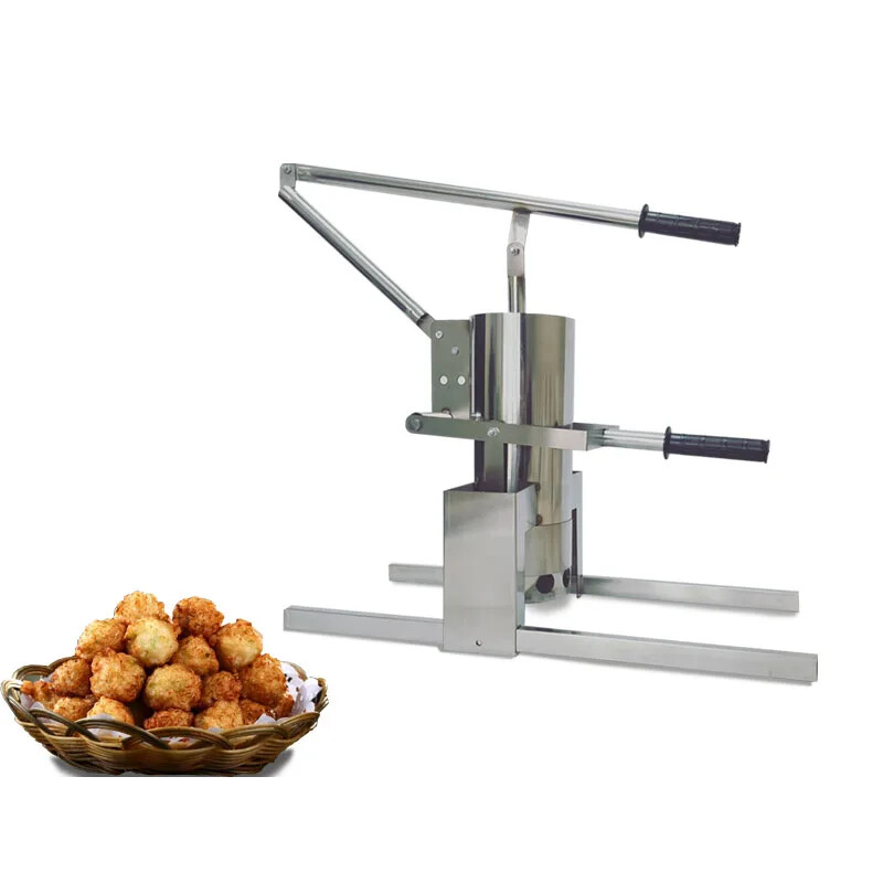 Manual Meatball Frying Machine Meat Ball Making Machine Balls Forming Machine