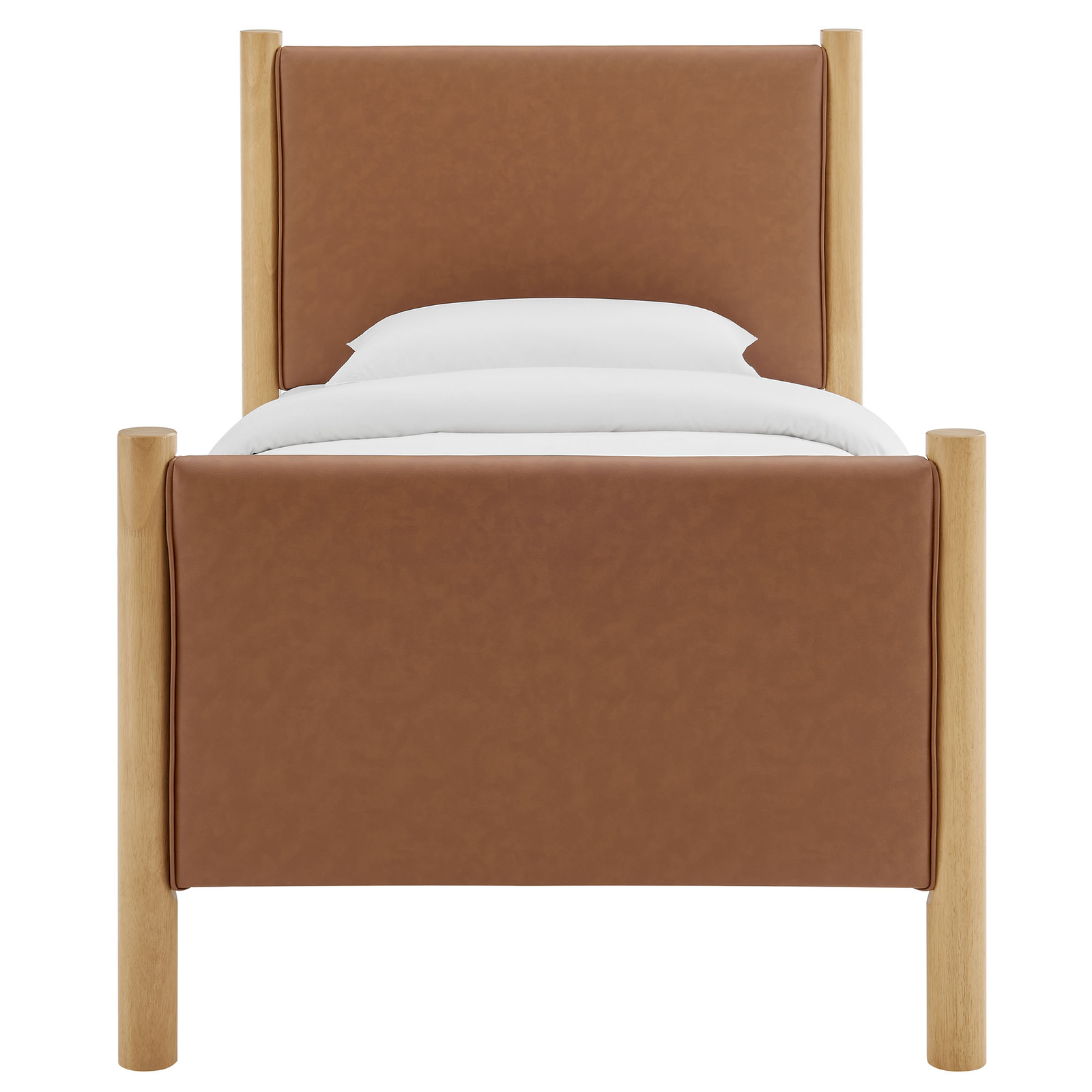 Maven Platform Bed in Tan Oak
