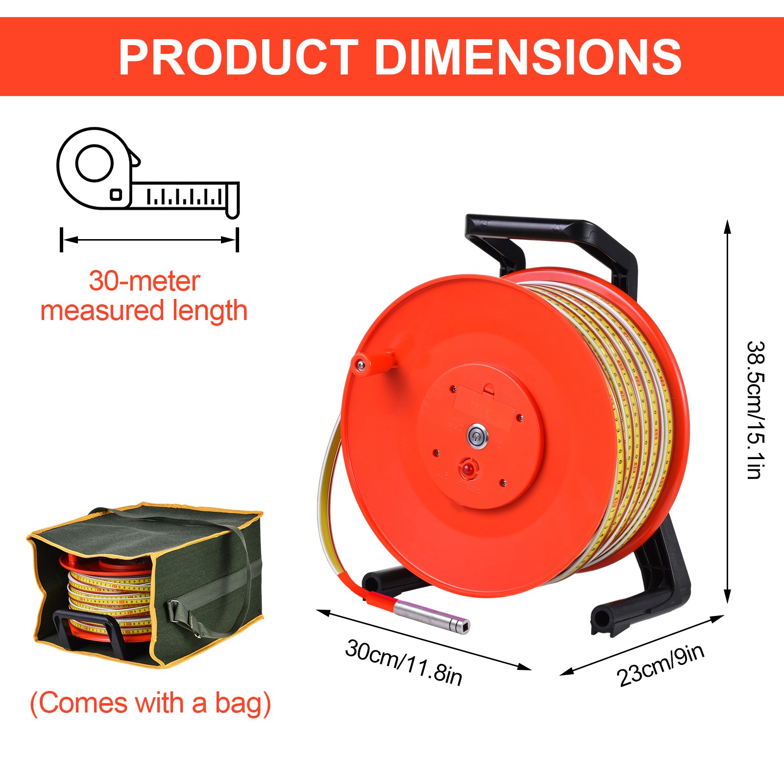 Piezometer Water Level Indicator Measuring Depth Range 30 Meter Device