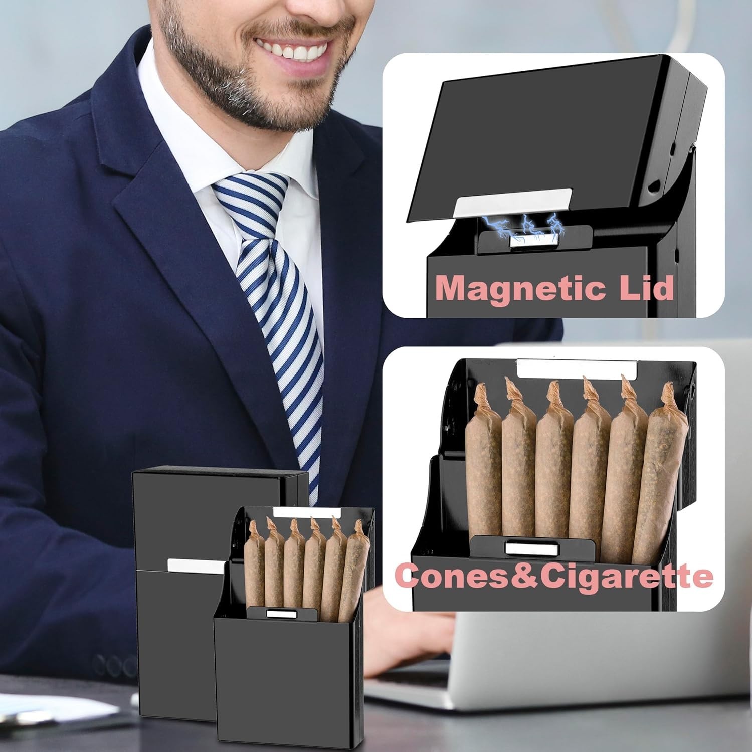 Electric Cigarette Rolling Machine Automatic Cone Loader Portable Pre Rolled Con