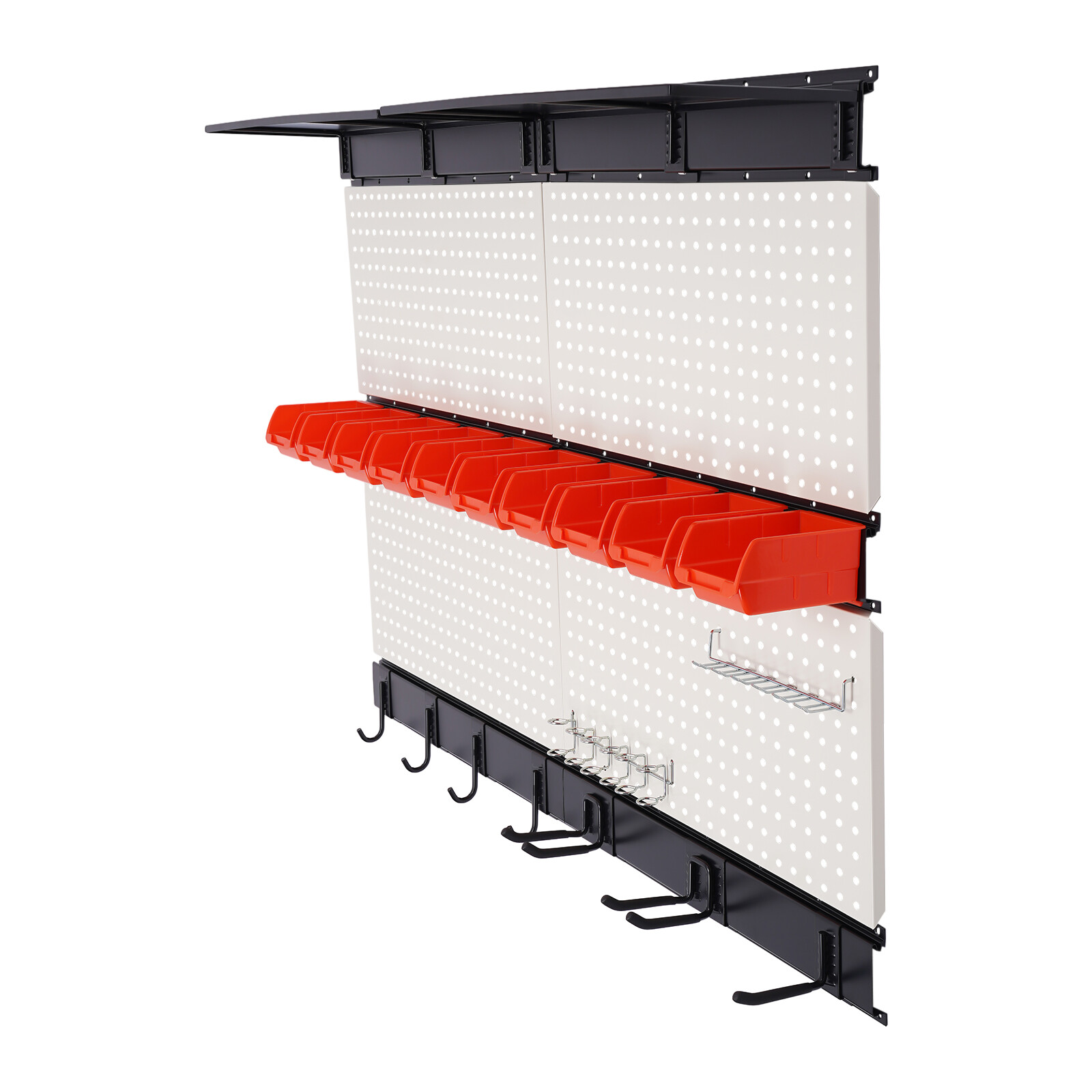 Garage Storage Wall Organizer Tool Storage Rack Wall Mounted Tool Storage Kit