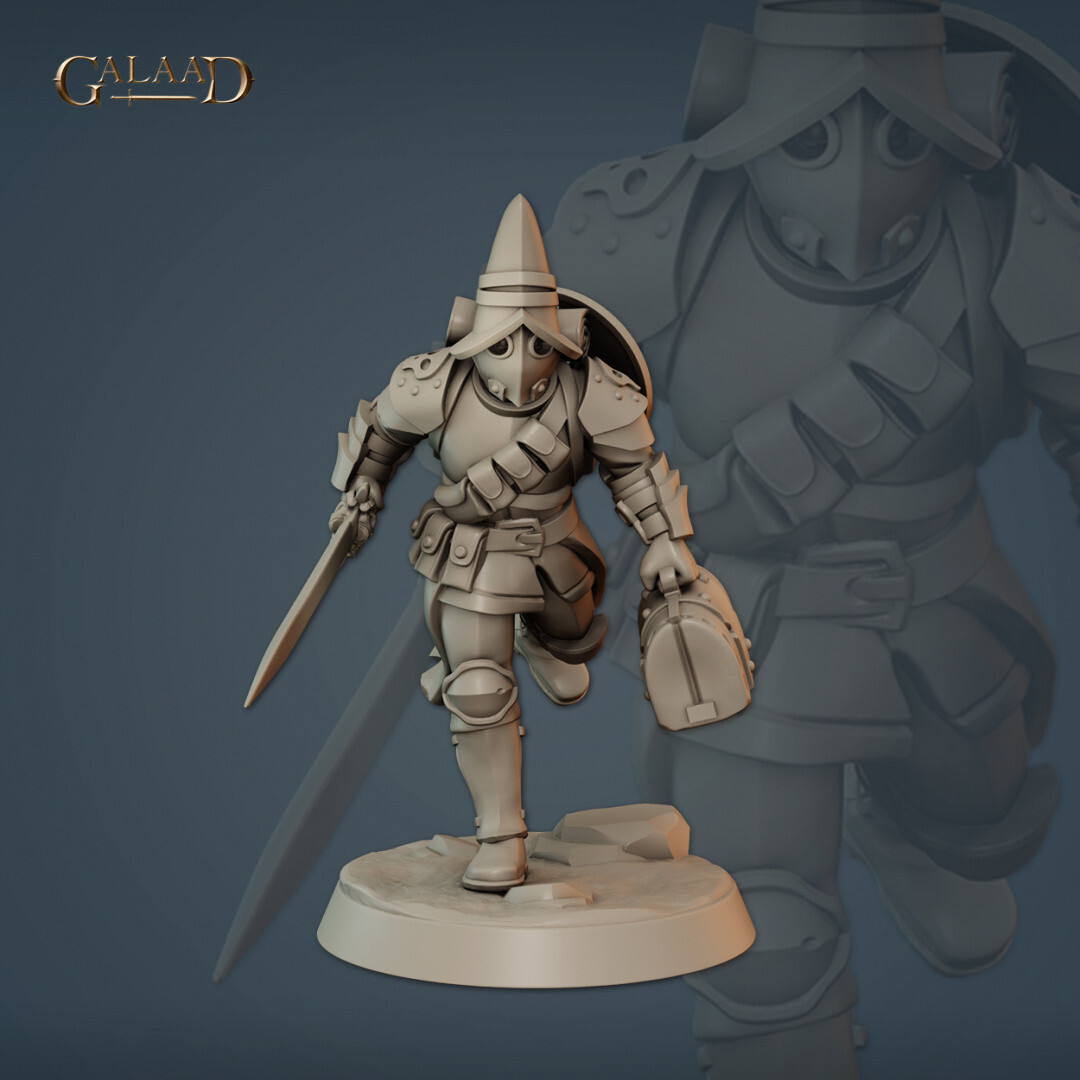 Vanguard Medic - Galaad Miniatures - Dungeons and Dragons