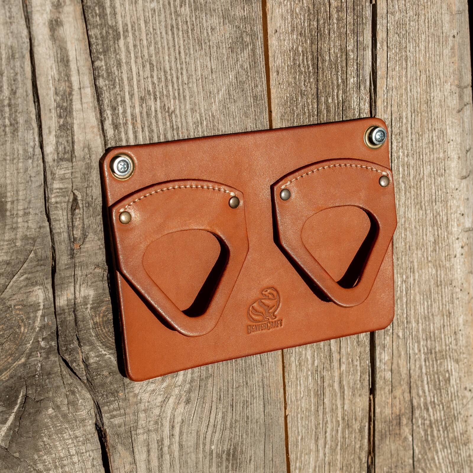 LC_WH_02 – Double Leather Tool Wall Hanger BeaverCraft