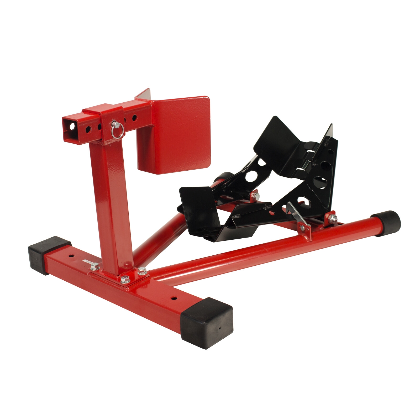 Dragway Tools Motorcycle Wheel Chock Locking & Adjusting Stand 16" - 21" Tire