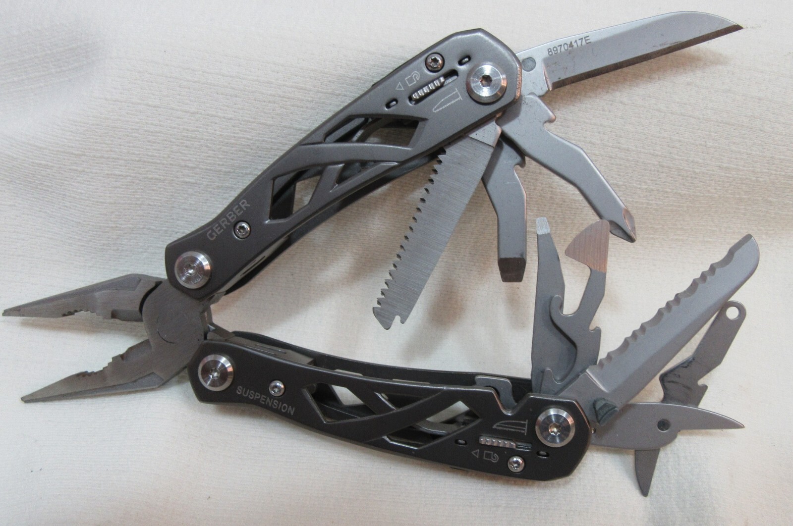 Gray Gerber Suspension Multi Tool