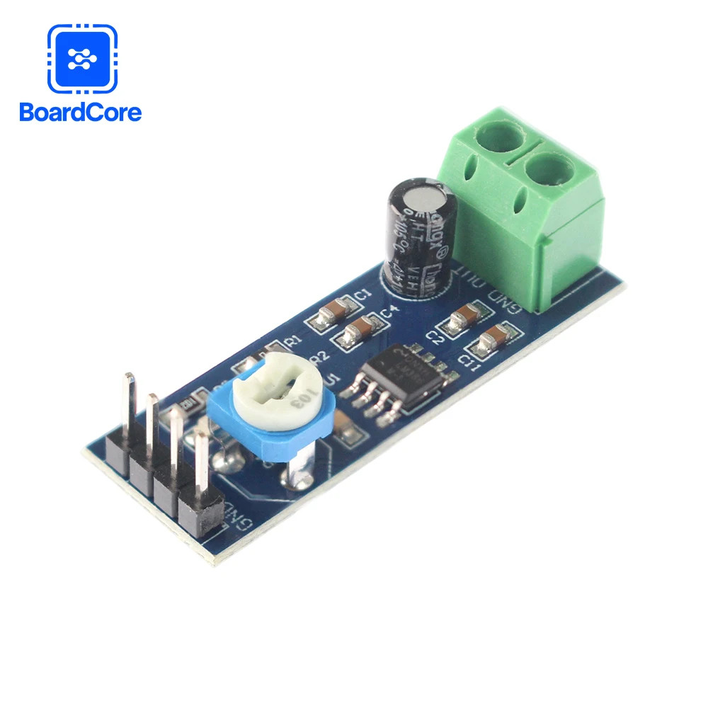 LM386 Audio Amplifier Module Gain Mono Mini Amplifier Board 5V-12V for Speaker
