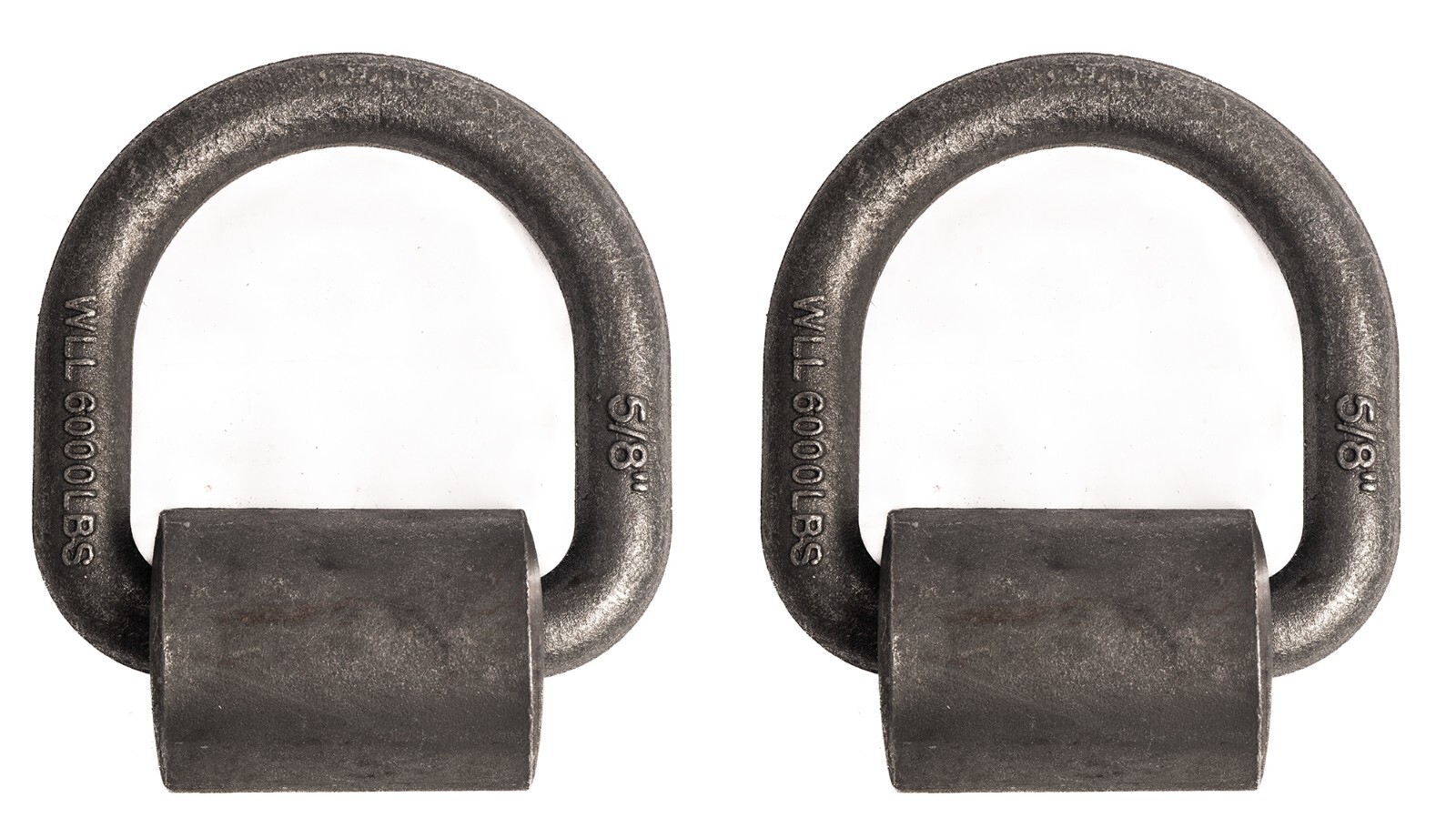 2x D Ring Weld On Tie Down 5/8" Flatbed Truck Trailer Chain Ratchet Strap Cargo