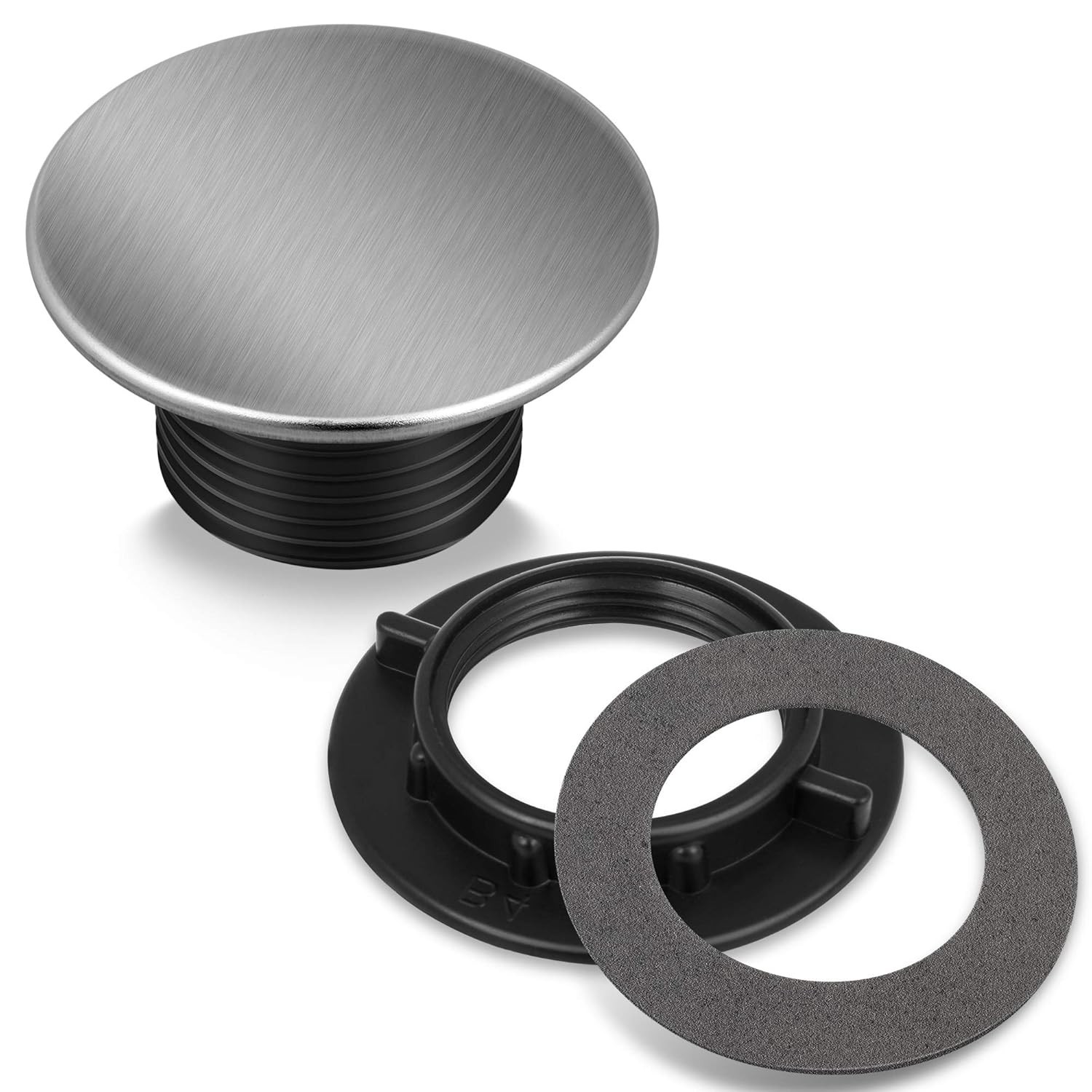 Kitchen Faucet Hole Cover Stainless Steel, Premium Sink Tap Hole Cover, Brushed
