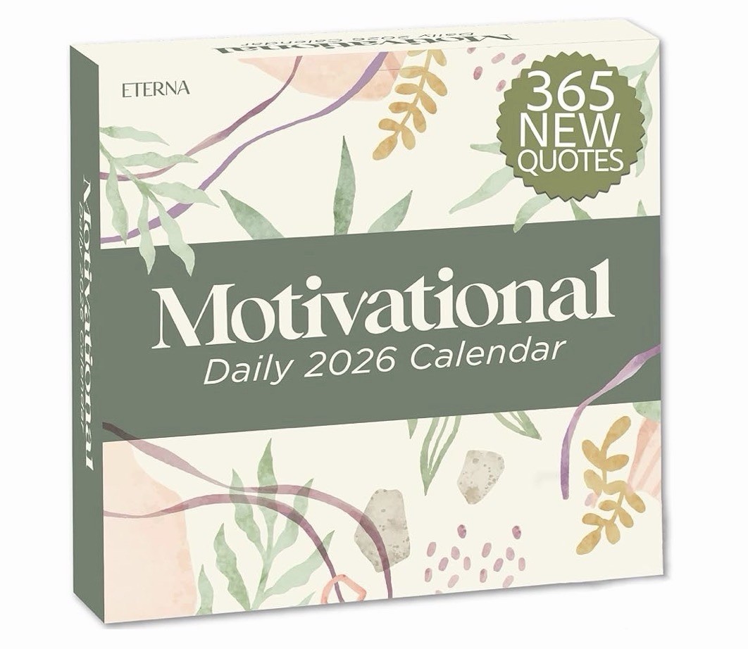 2026 Motivational Calendar Includes 365 Positive Quotes and 2026 Calendar gift