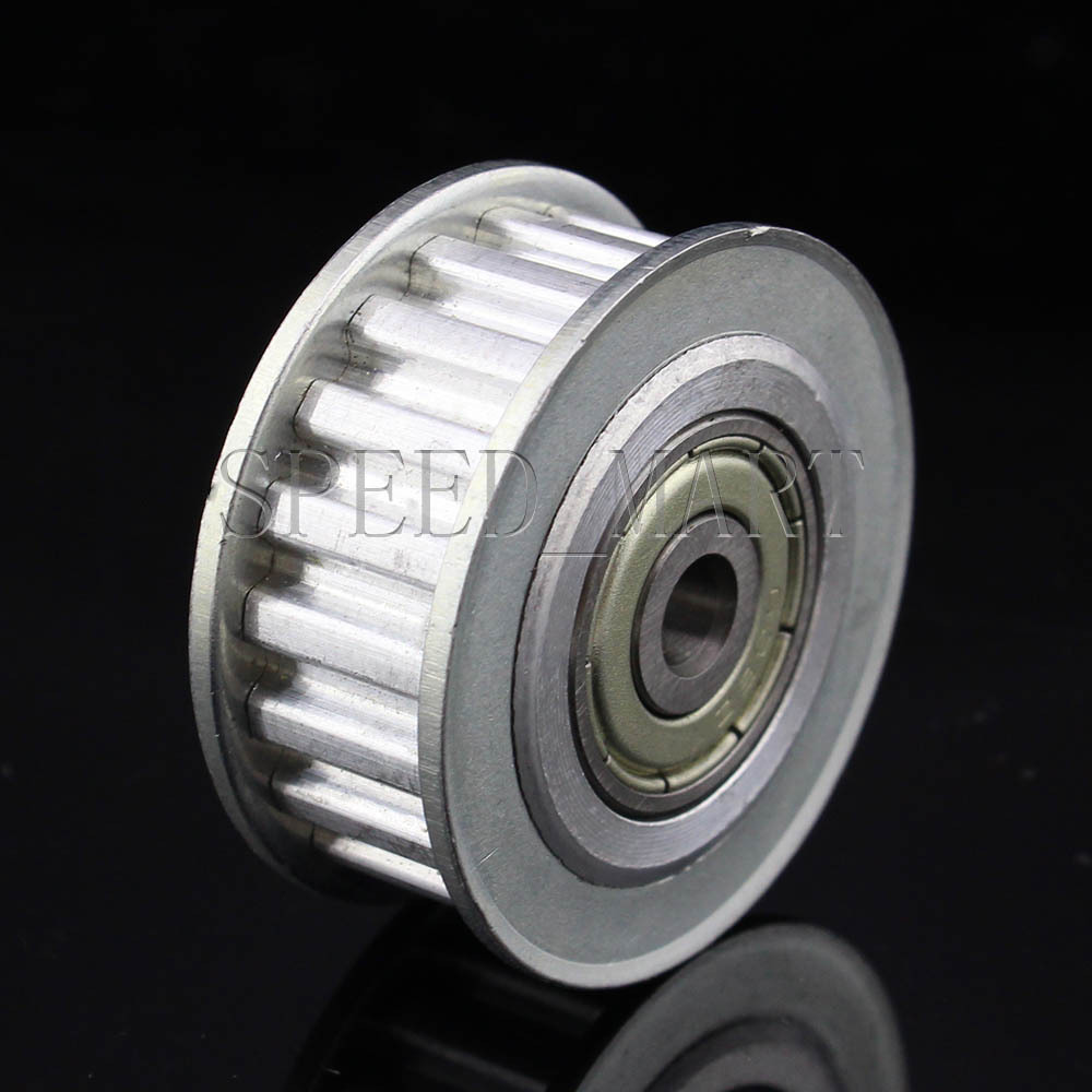 XL Type 20T-8B-11W Aluminum Timing Belt Idler Pulley With Bearing 20 Teeth