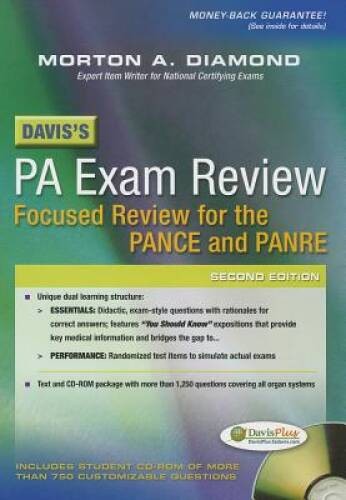 Daviss PA Exam Review: Focused Review for the PANCE and PANRE - VERY GOOD
