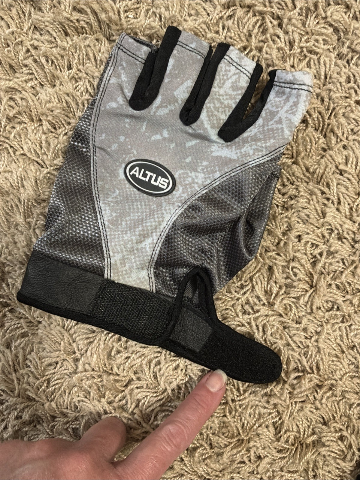 Workout Gloves Mens XL Weight Lifting Gym Training Cycling Padded Palms By Altus