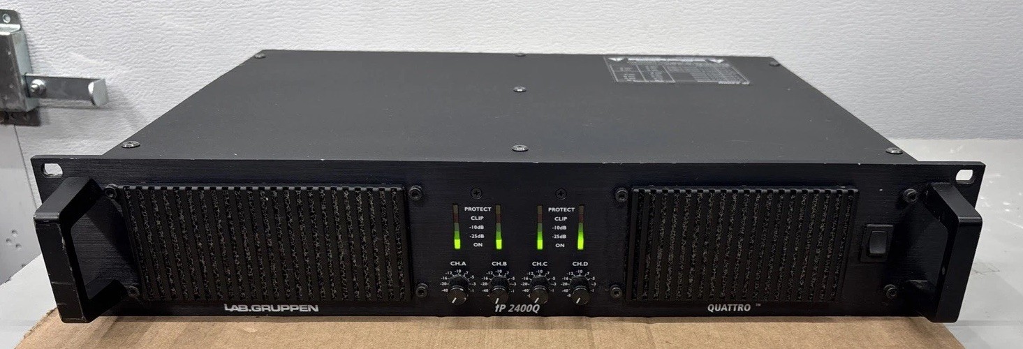 Lab Gruppen FB2400Q 4 channel amplifier - Clean - Works Great