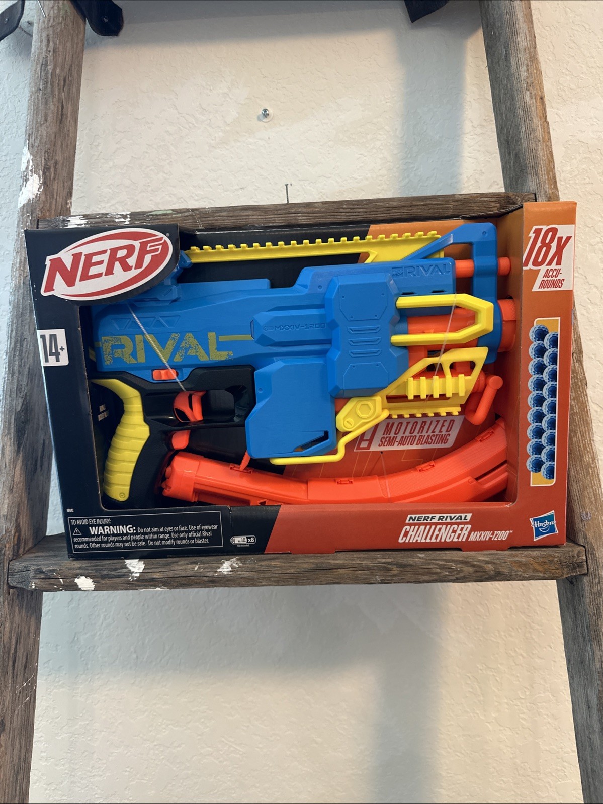 Nerf Rival Challenger MXXIV 1200 Blaster Motorized with 12 Round Magazine