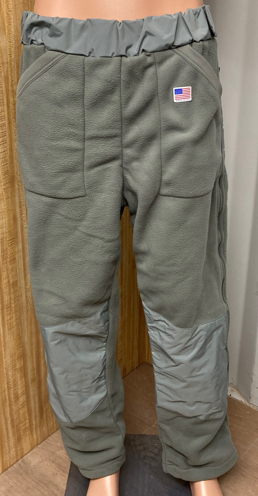 United OD Green 100% Polyester Fleece Pants NEW Men's Large FREE CONUS SHIPPING
