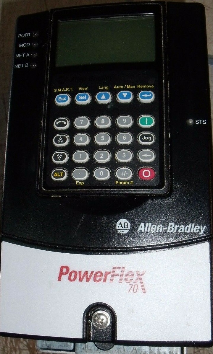 Allen Bradley Power Flex 70, Motor Control 3 ph 480 V 20A 3P4A3AYYNEC0 Series A