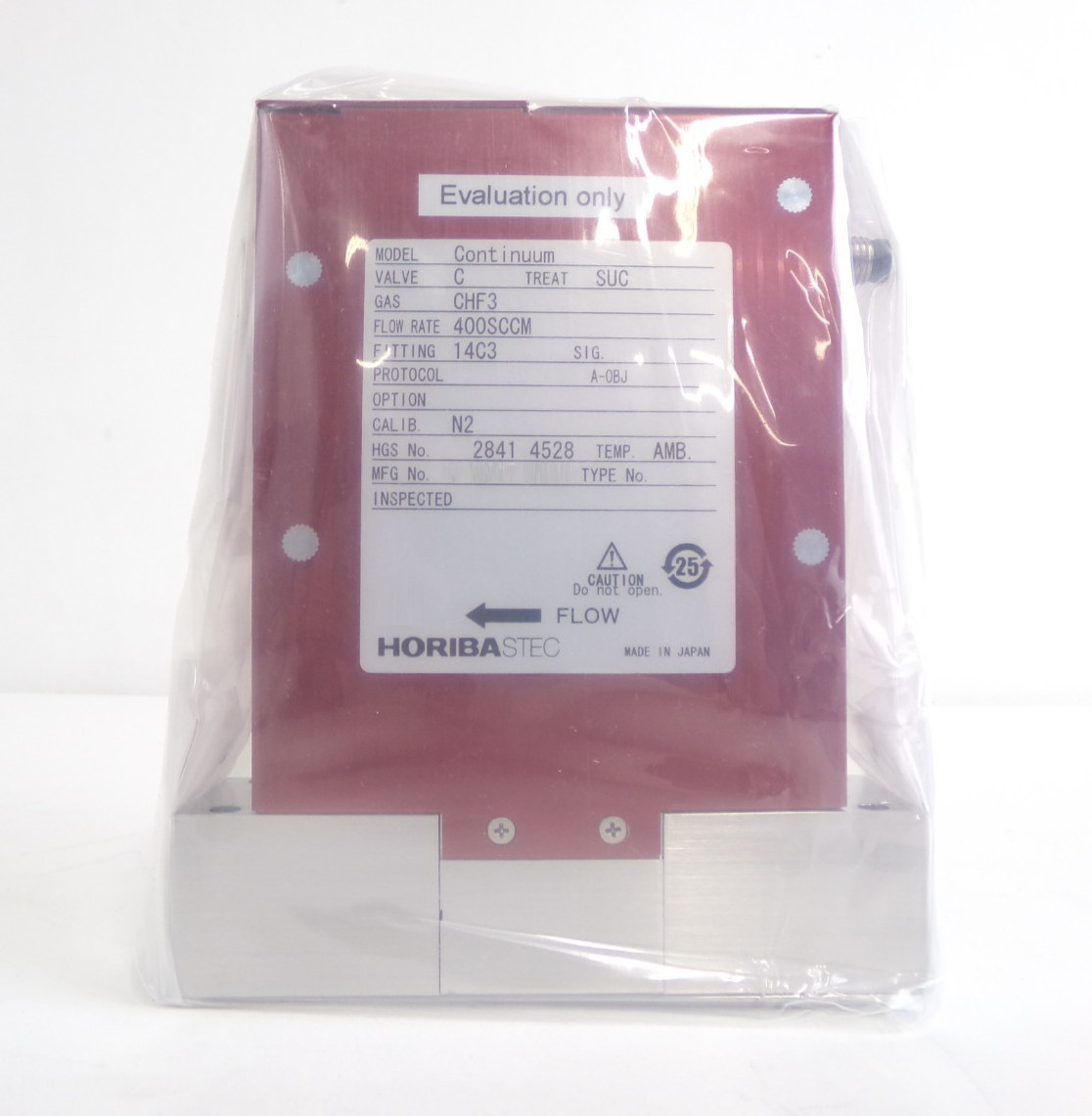HORIBA STEC Continuum Digital Mass Flow Module MFC 400 SCCM CHF3 New