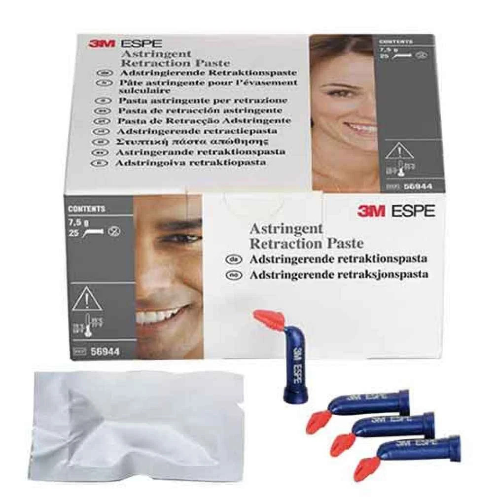 refill pack of 25 Cap 3M Astringent Gingival Retraction capsules FREE SHIPINING