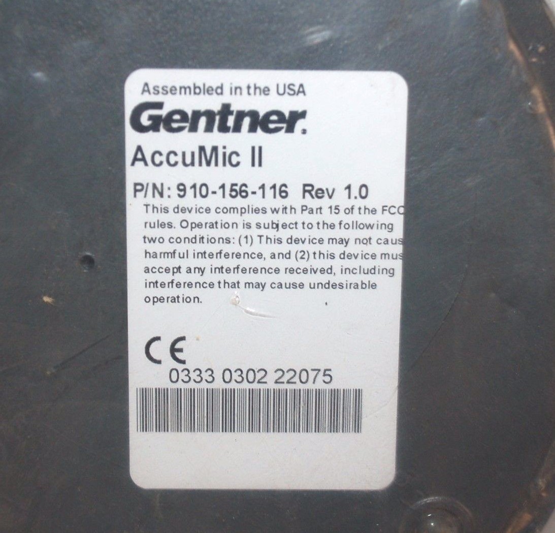 Gentner ClearONE AccuMic II PC Conference Call Room Desktop Microphone