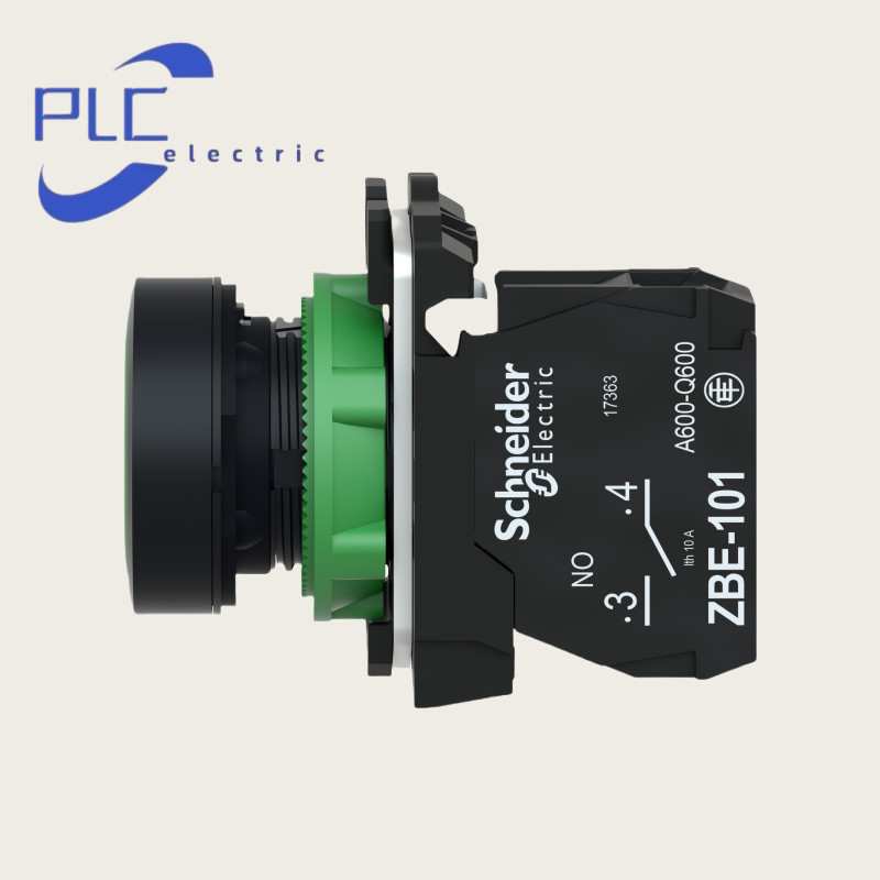 NEW Schneide XB5AA35 Generic Green Panel Mount Switch 22mm spring return 1NO+1NC