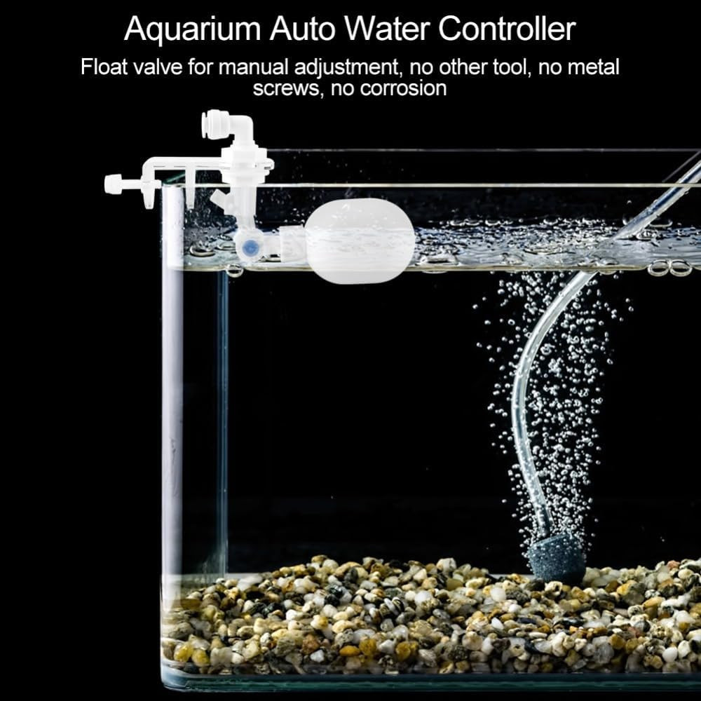Auto Water Filler Controller for Aquarium Adjustable Float Valve with Bracket Le