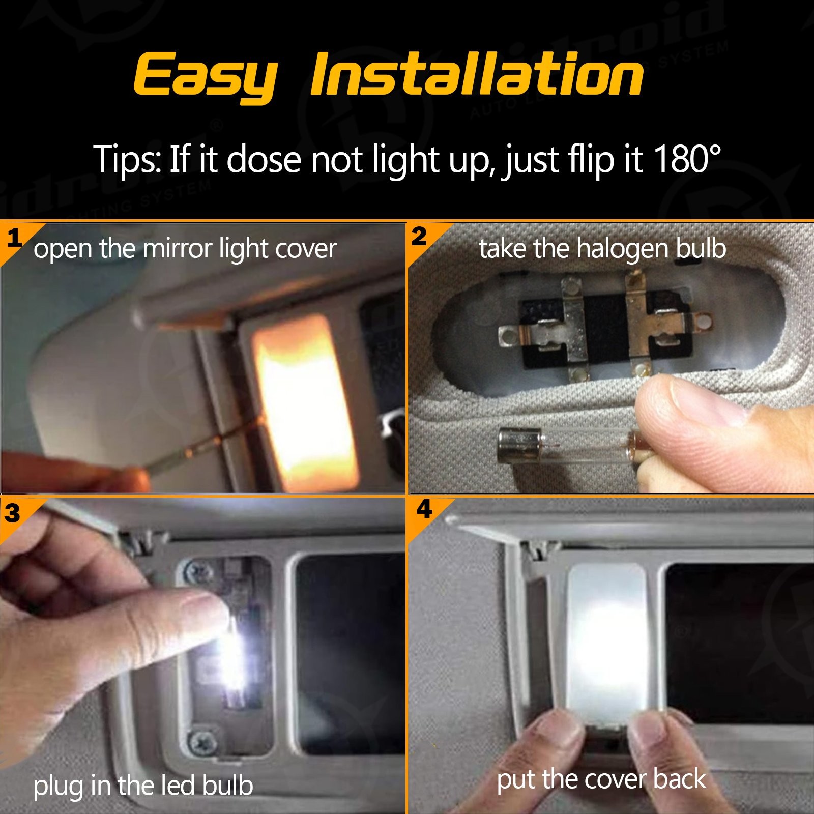 12X White LED Interior Light Package Kit For 2007-2013 Chevy Silverado 1500 2500
