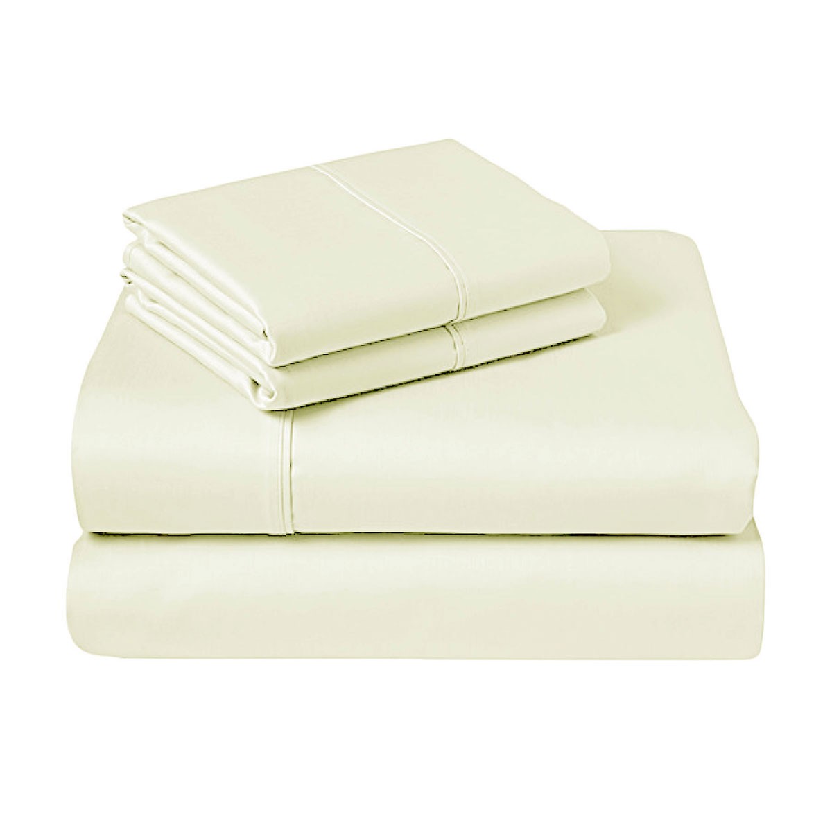 310TC Fusion Cotton Percale Sheet Set Ivory